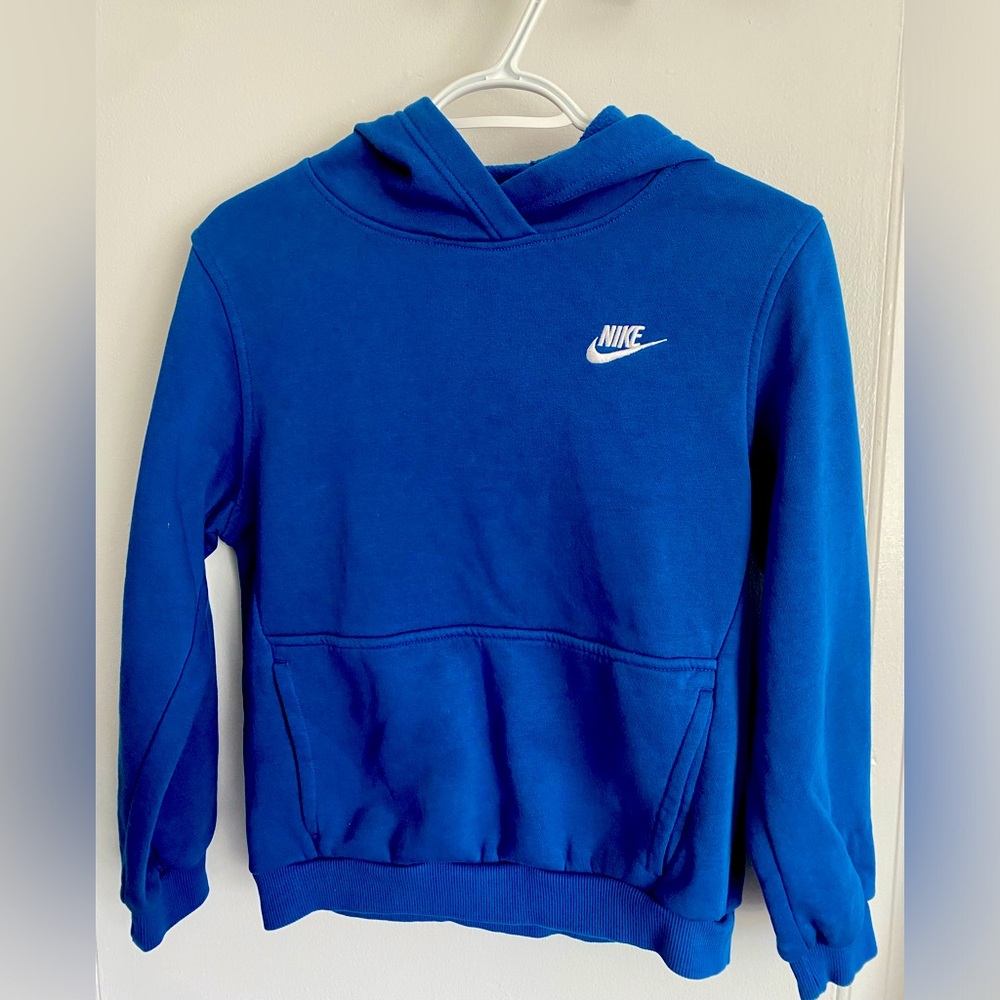 Nike Unisex Navy Blue hoodie Large
